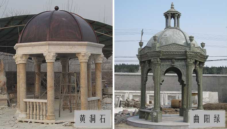 歐式景觀亭子，石雕大理石亭子，河北涼亭廠家